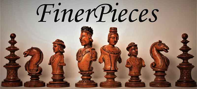 FinerPieces Antique Chess Set Logo