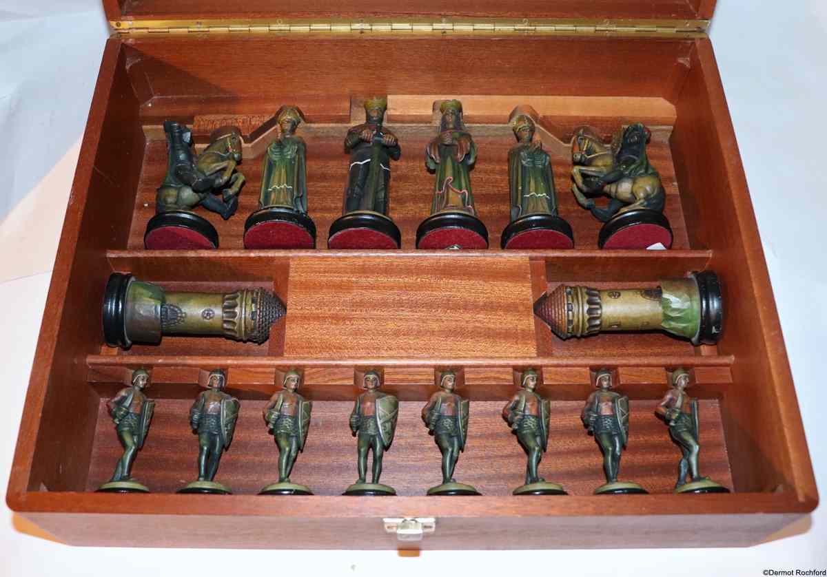 antique chess set