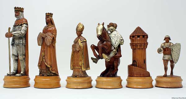 Vintage Anri Chess Set