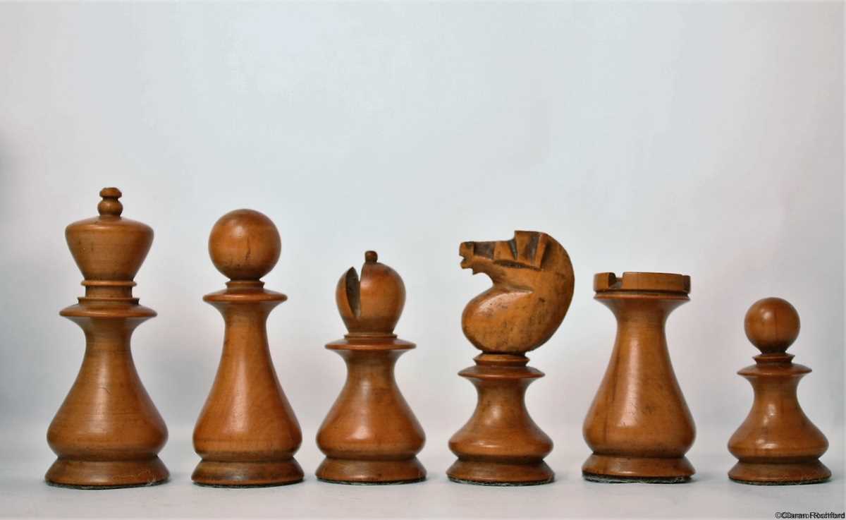 Antique Dublin Chess Set