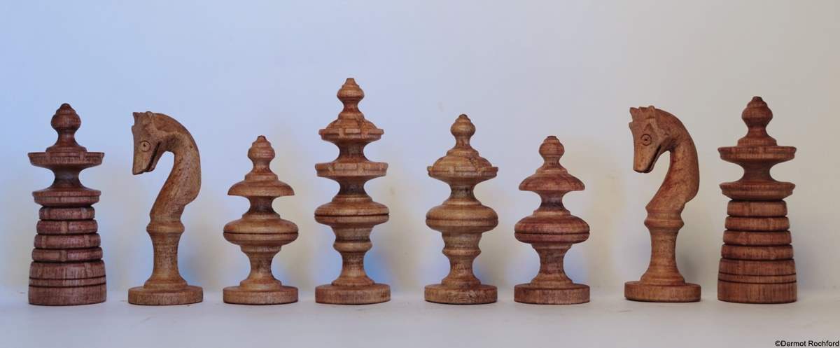 Antique Italian Chess Set