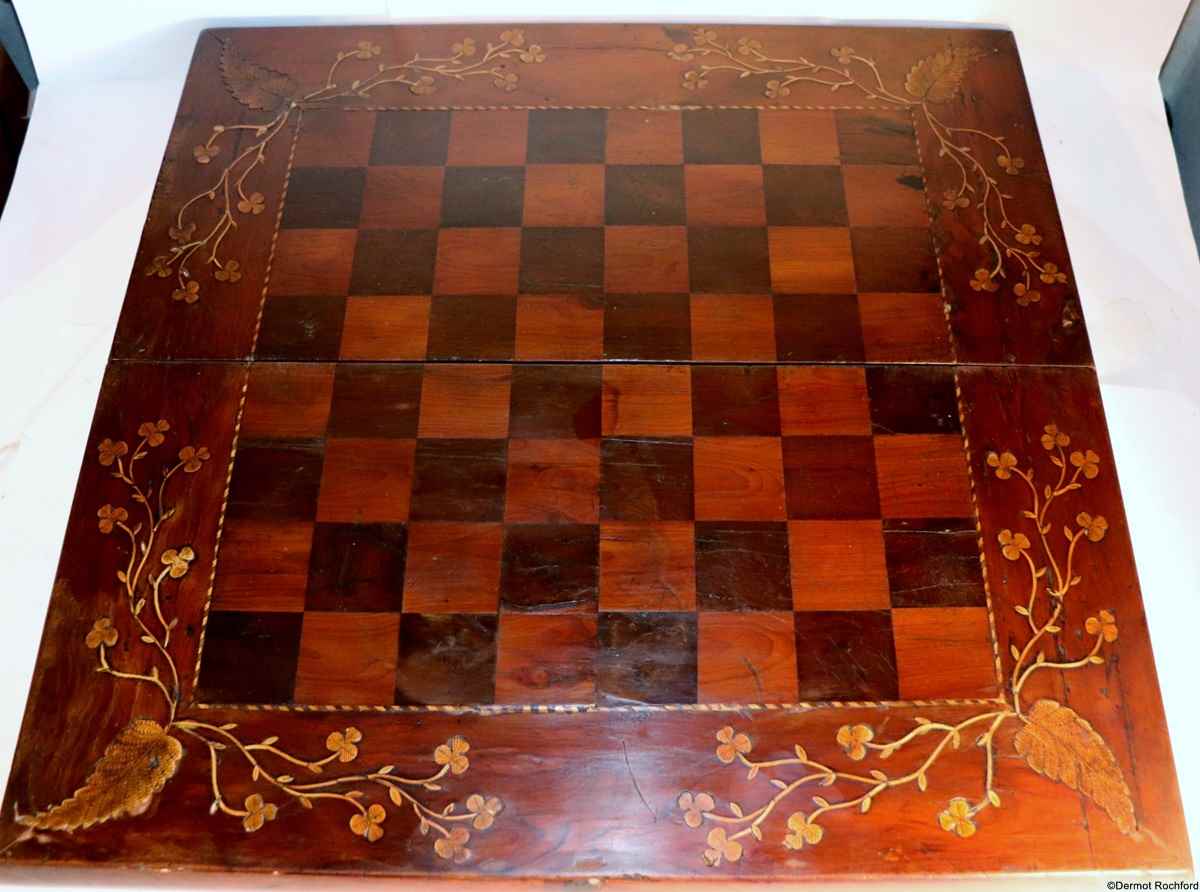 Antique Irish Killarney Chess Set