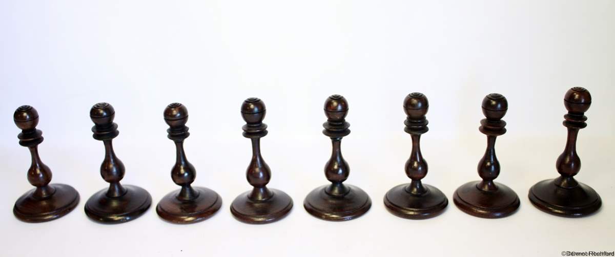 Antique  Killarney Chess Set