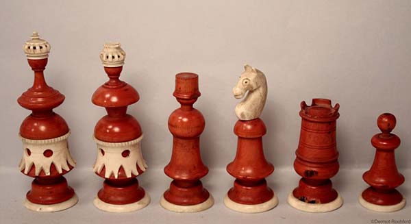 Antique Selenus Chess Set