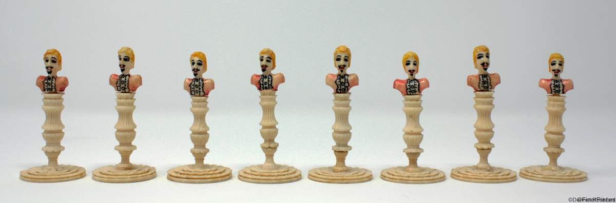 Antique Mexican Chess Set