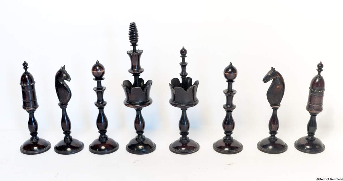 Antique Selenus Chess Set