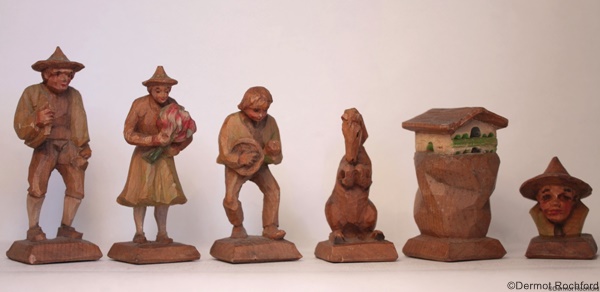 Antique Calvert Chess Set
