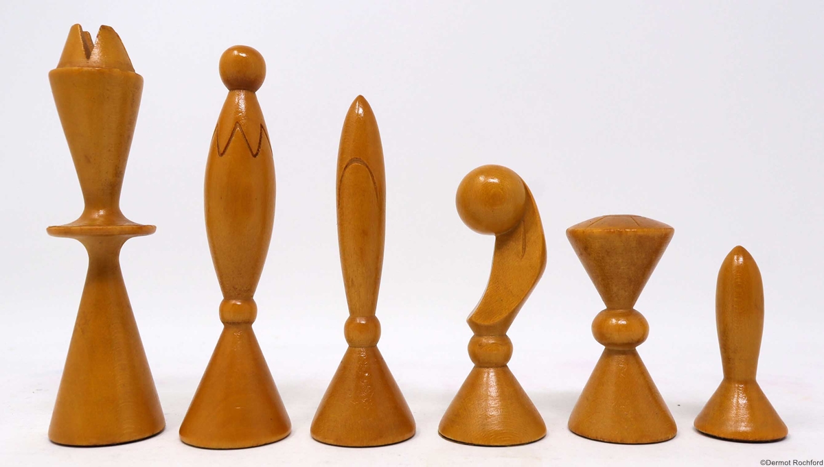 Vintage Anri Space Age Chess Set