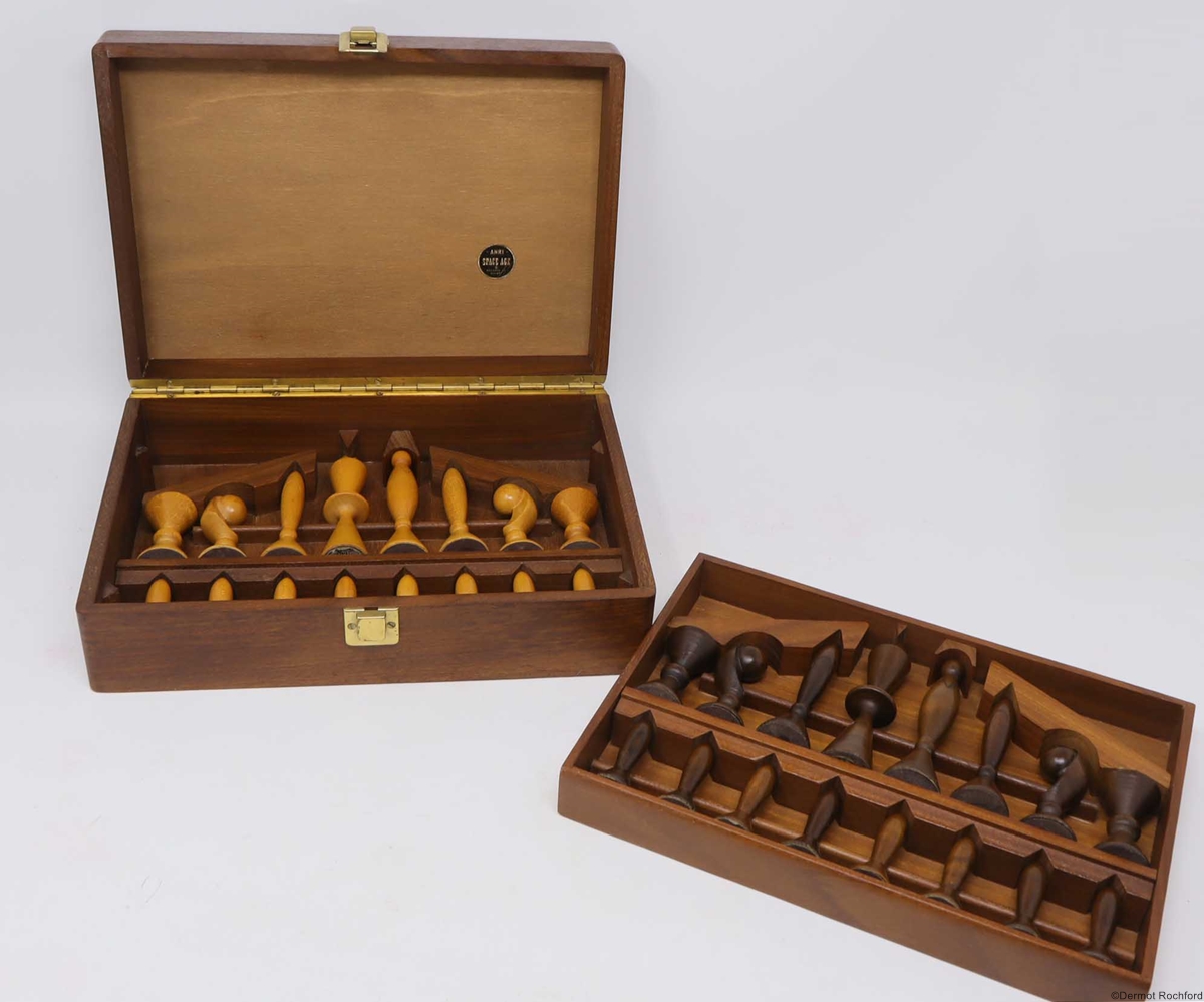 Vintage Anri Space Age Chess Set