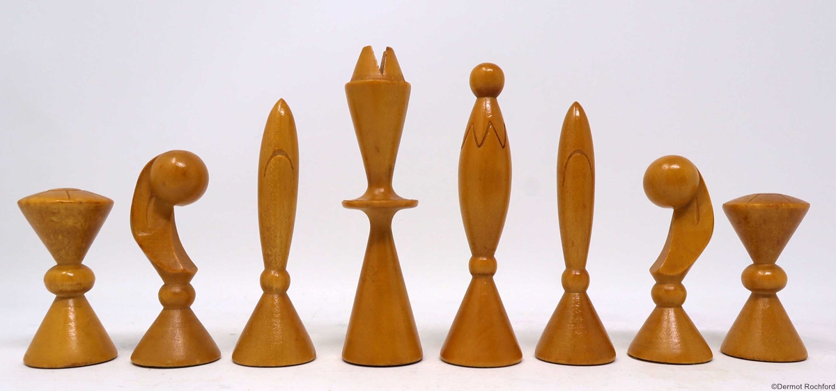 Vintage Anri Space Age Chess Set