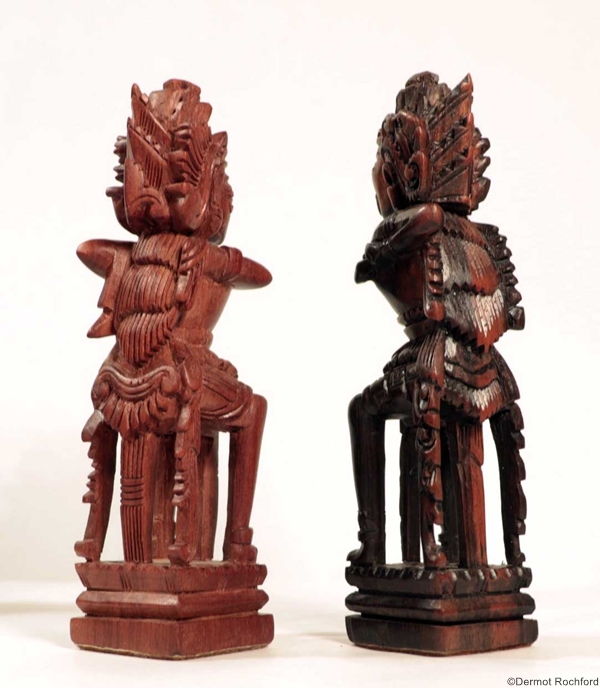 Vintage Balinese Chess Set