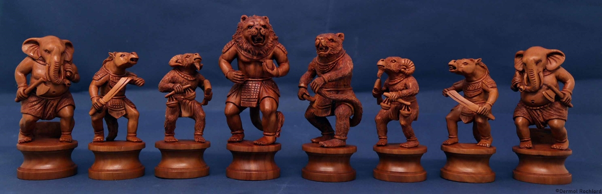 Commisioned Anthropomorph Chess Set