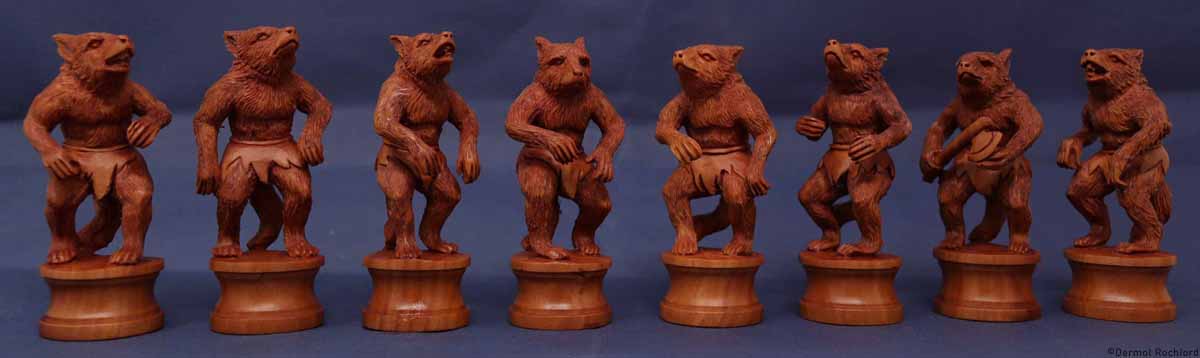 Commisioned Anthropomorph Chess Set