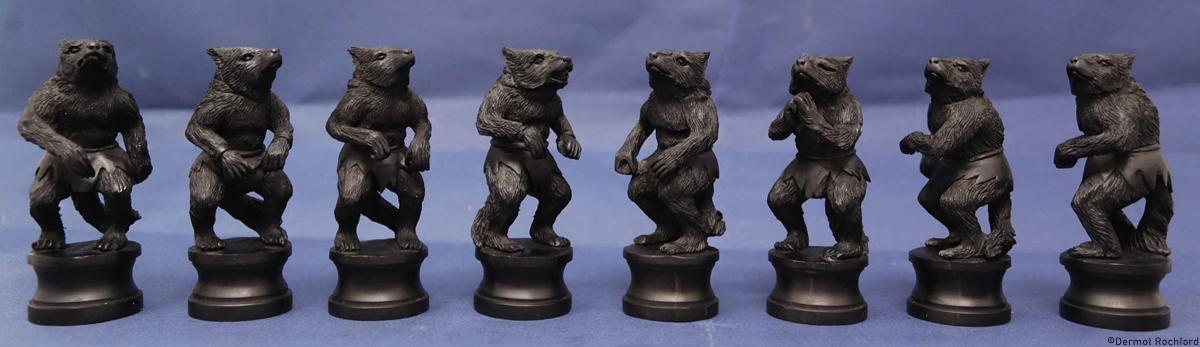 Commisioned Anthropomorph Chess Set