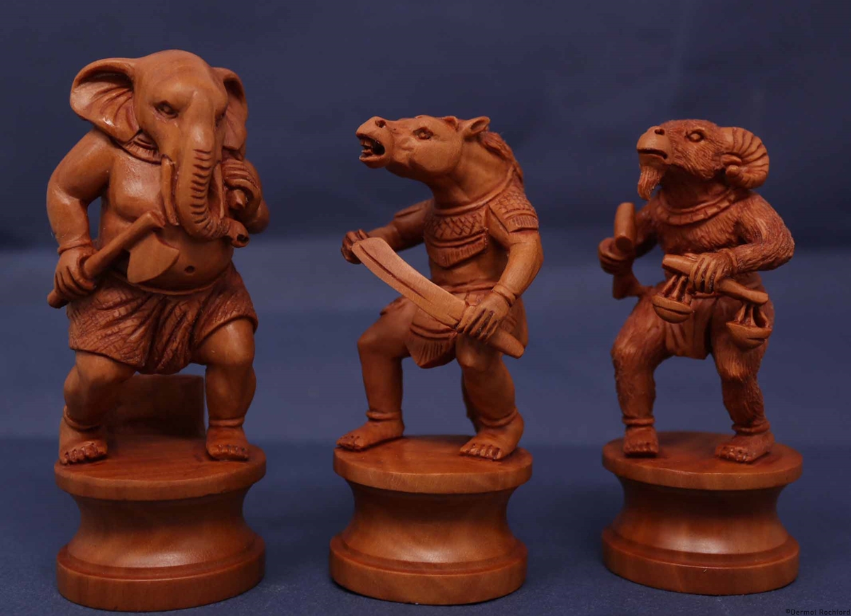 Commisioned Anthropomorph Chess Set
