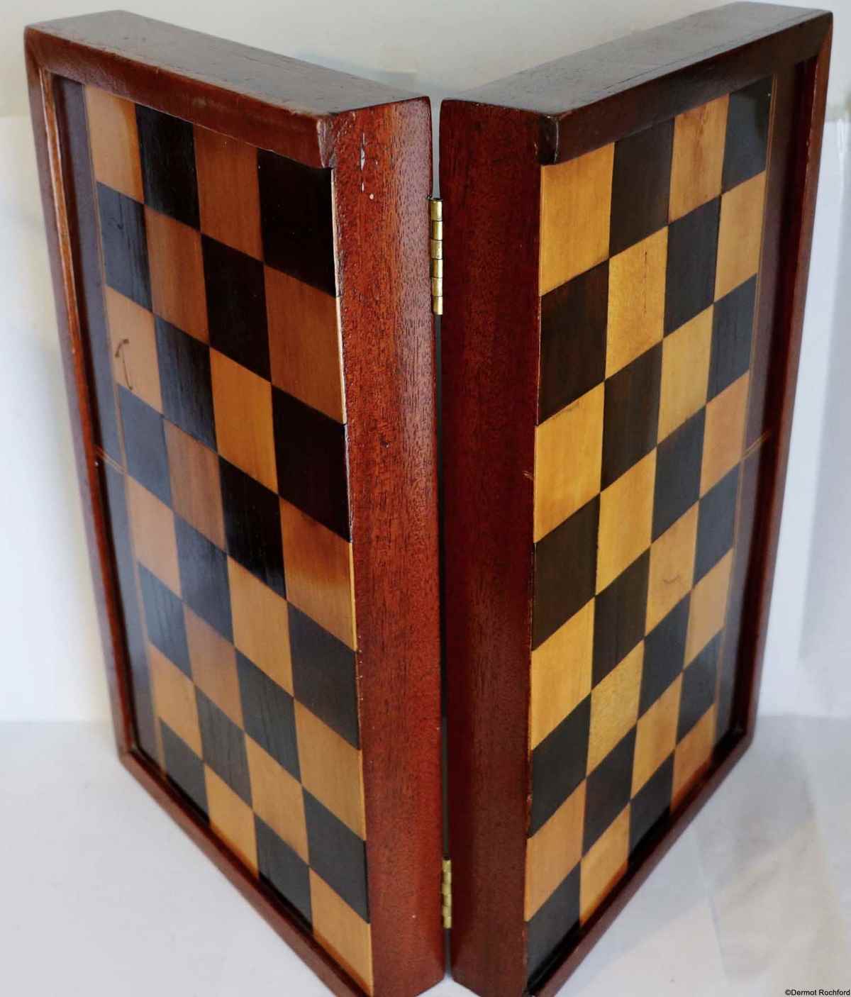 Antique chess background board