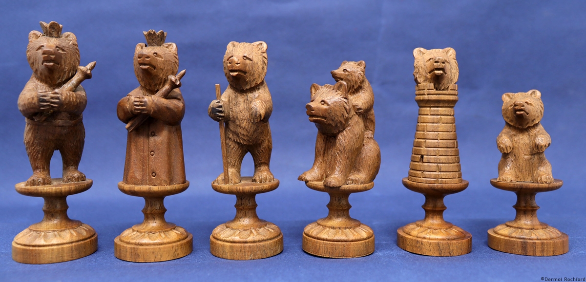 Swiss Bear Chess Set