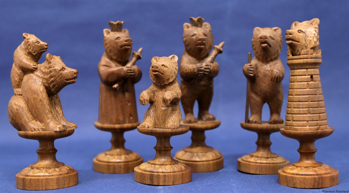 Swiss Bear Chess Set
