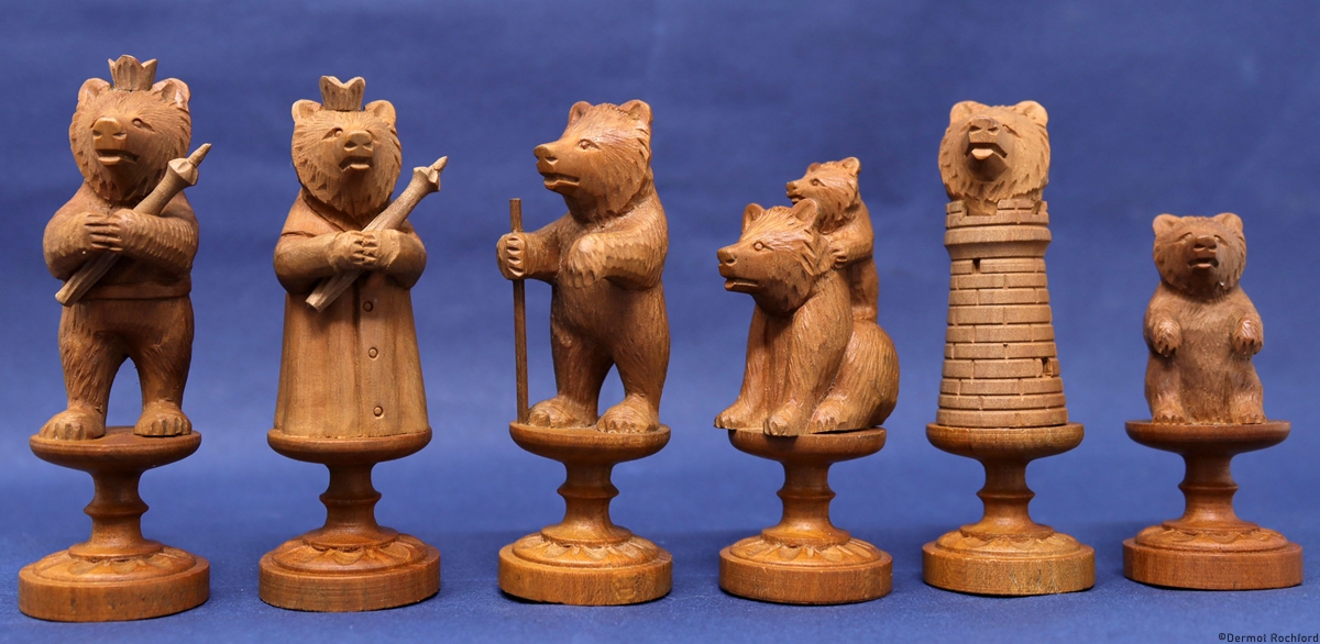 Swiss Bear Chess Set