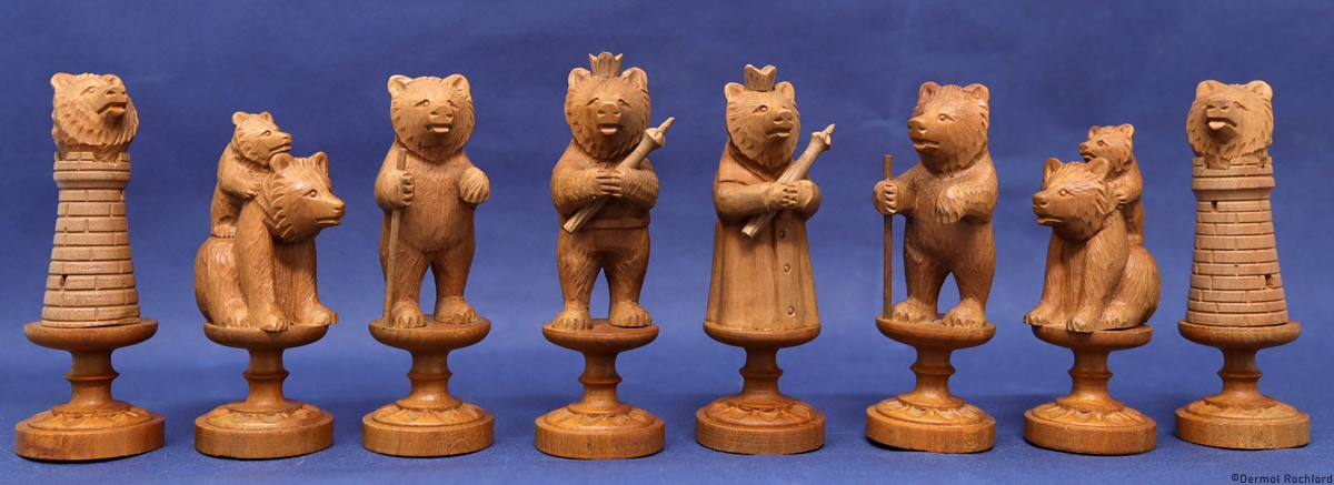 Swiss Bear Chess Set