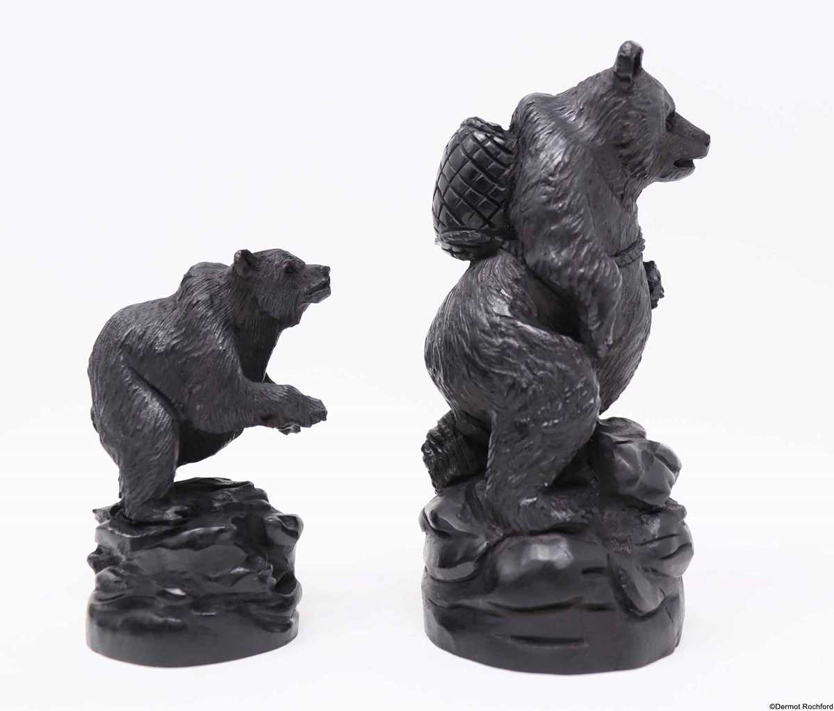 Commissioned Bear Wolf Chess Set