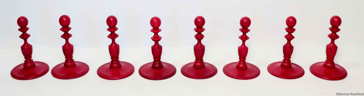 Antique English Bone Chess Set