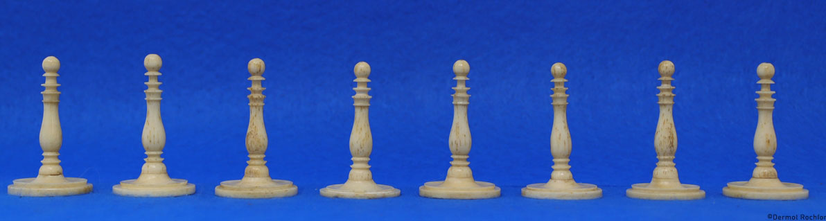 Antique Danish Chess Set