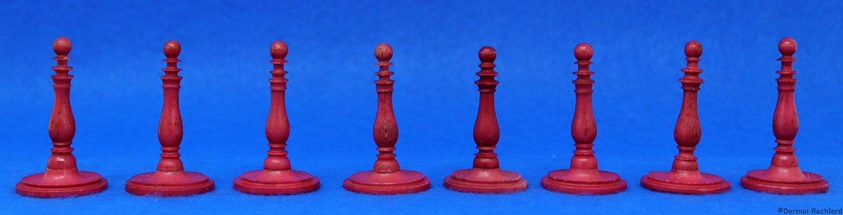 Antique Danish Chess Set