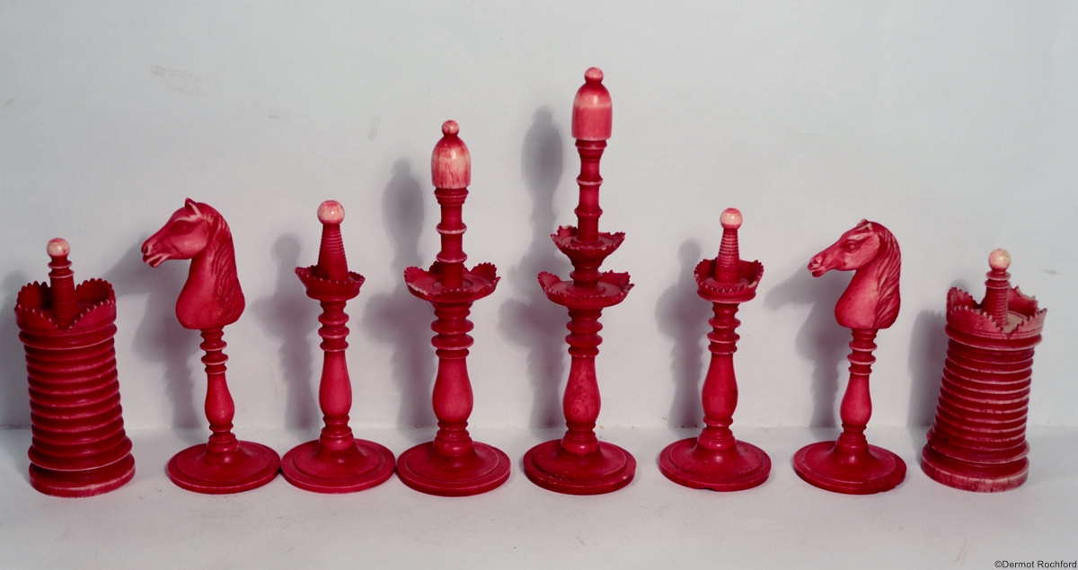 Antique Danish Chess Set