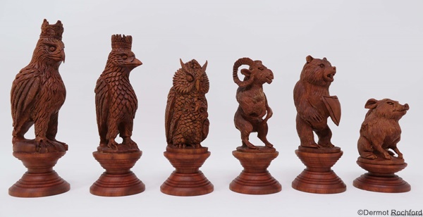 Carved Chess Set