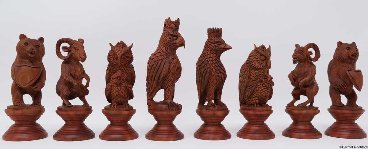 Carved Chess Set