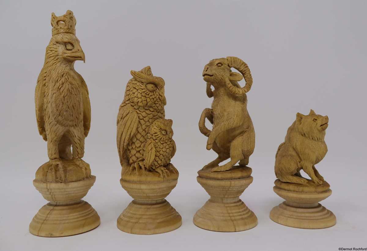 Carved Chess Set