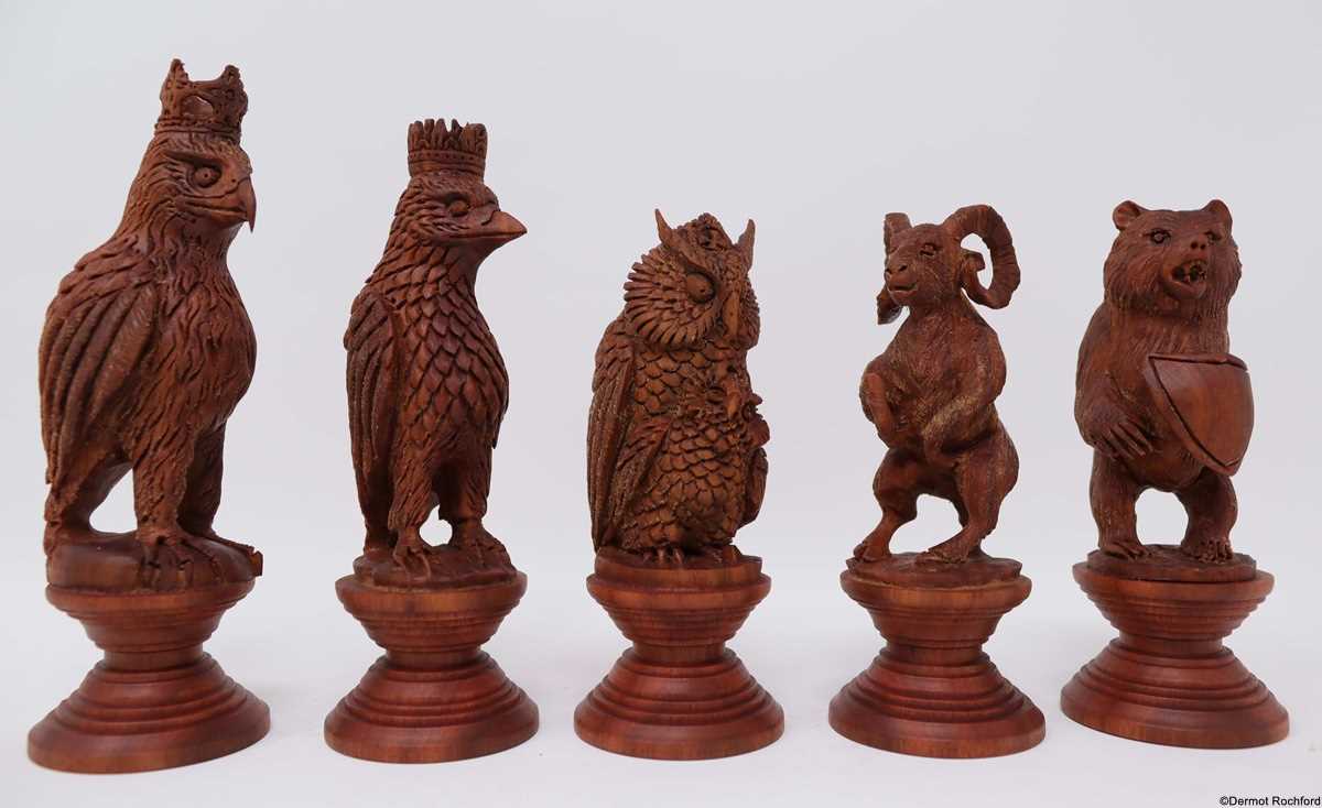 Carved Chess Set