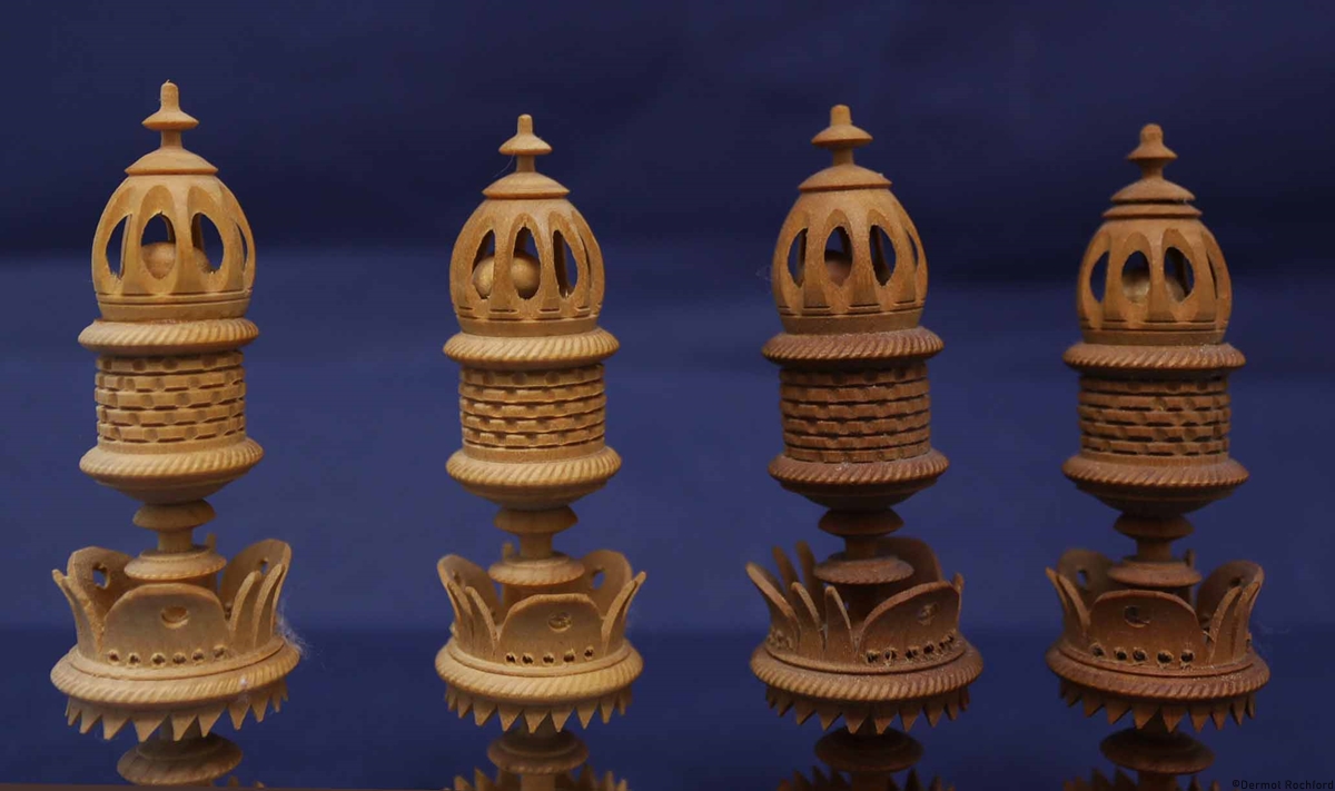 Antique German  Chess Set