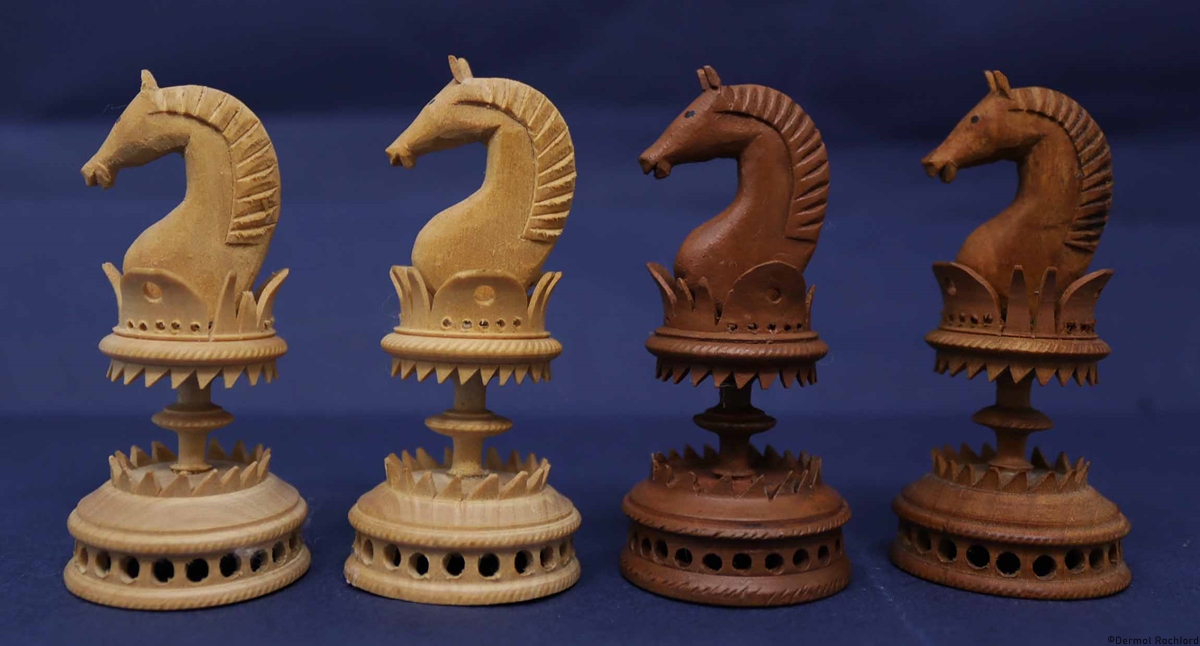 Antique German  Chess Set