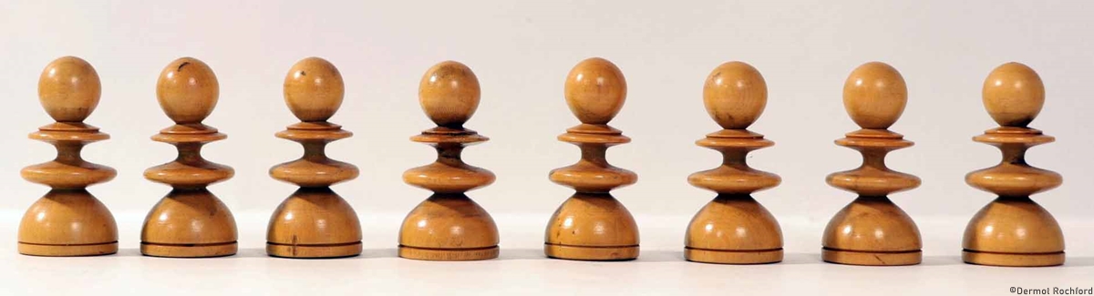 Antique Foster Chess Set
