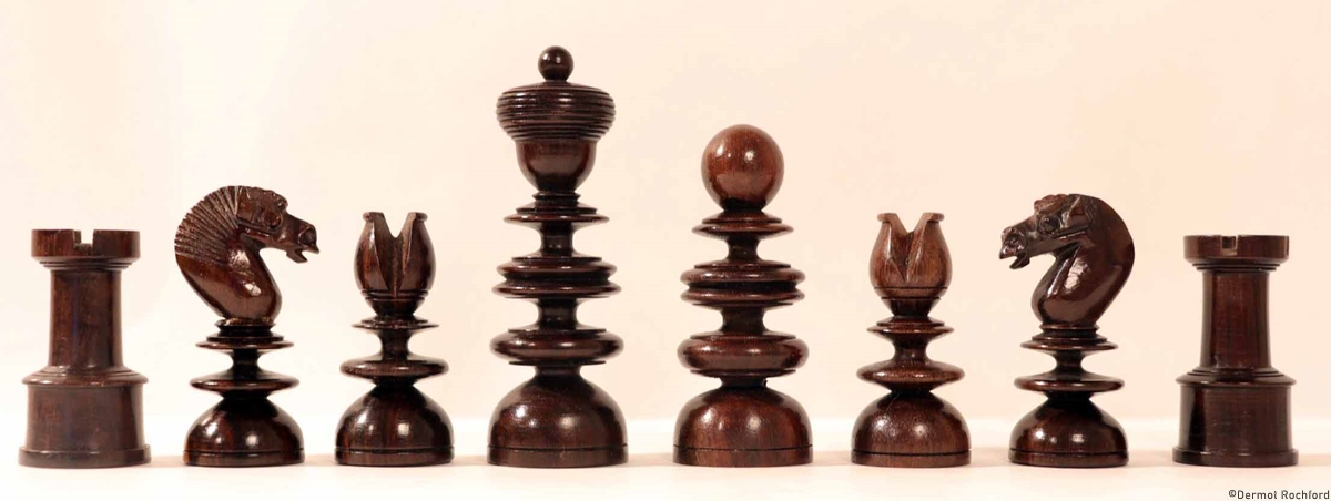 Antique Foster Chess Set