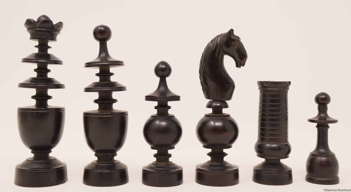 Antique Jaques Chess Set