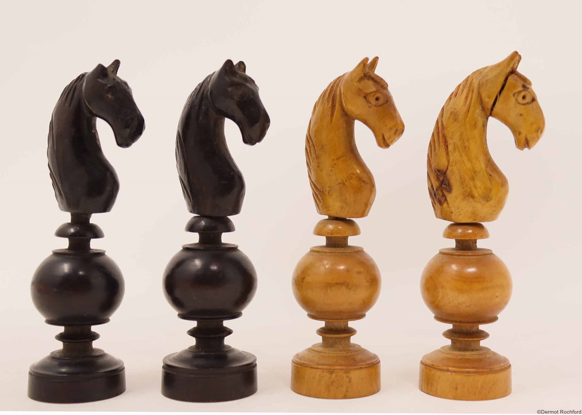 Antique Jaques Chess Set