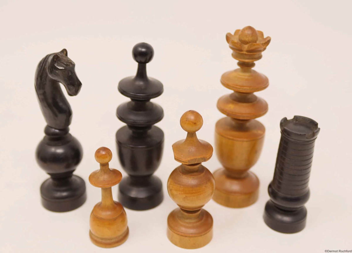 Antique Jaques Chess Set