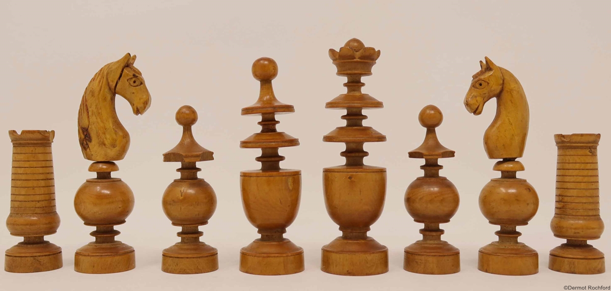 Antique Jaques Chess Set