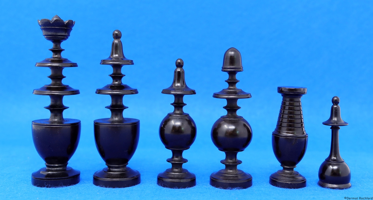 Antique French Directoire Chess Set