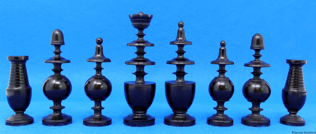 Antique French Directoire Chess Set