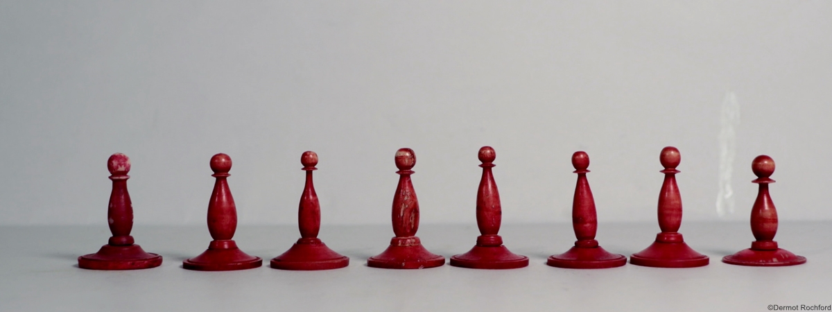 Antique German Chess Set