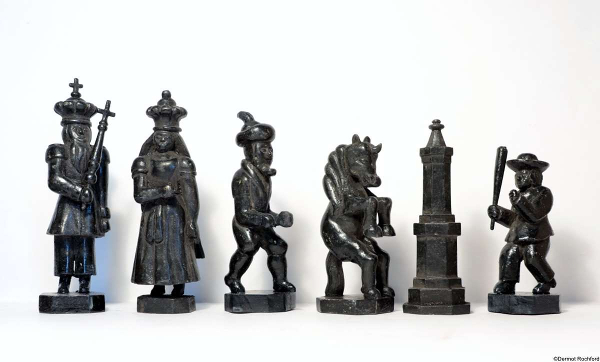 Antique German Figural Chess Set