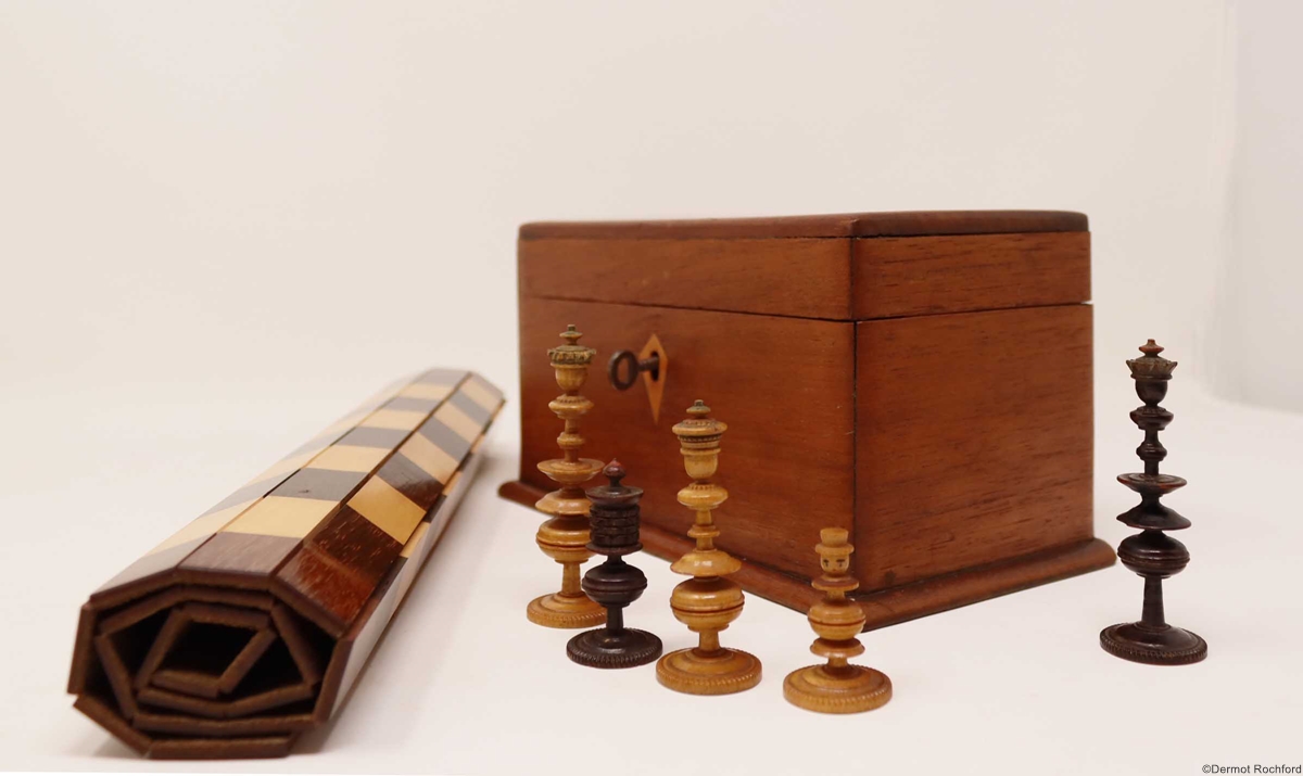 Antique Jaques Chess Set