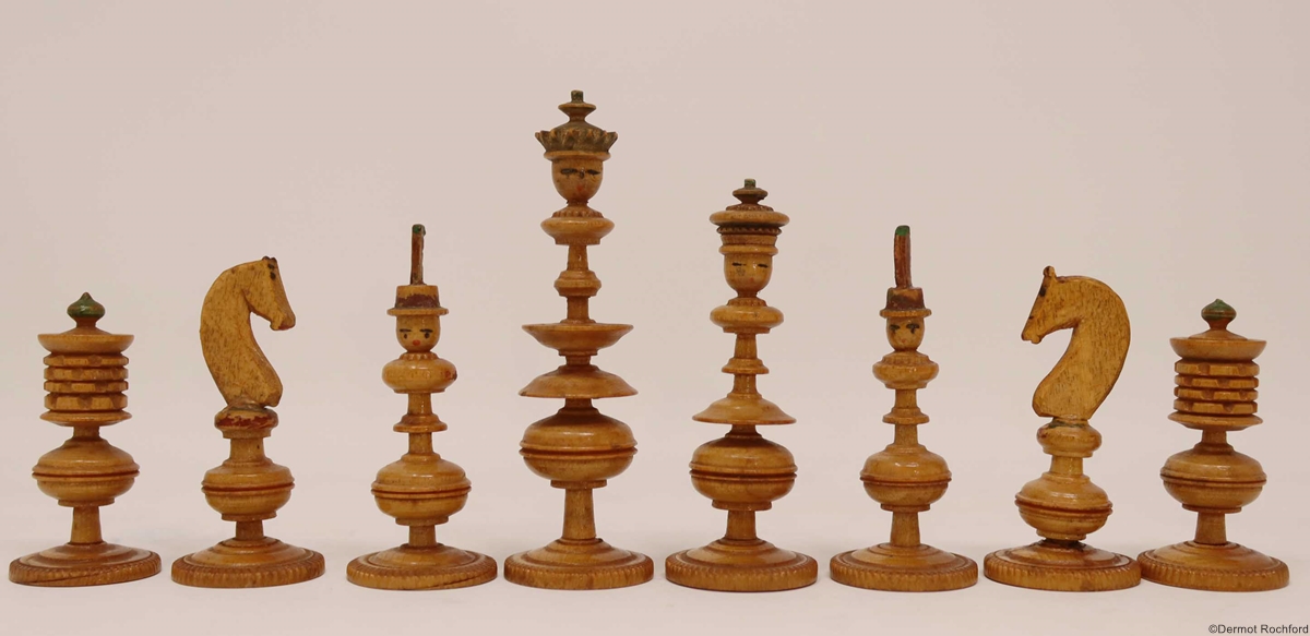 Antique Jaques Chess Set