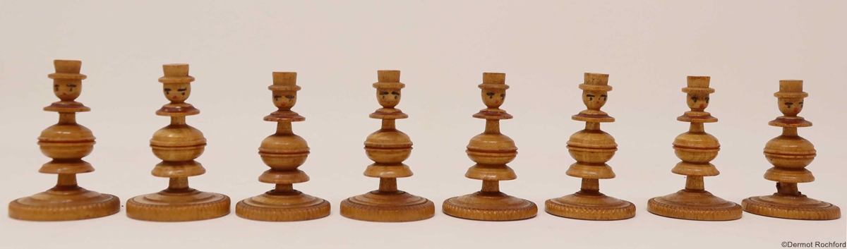 Antique Jaques Chess Set