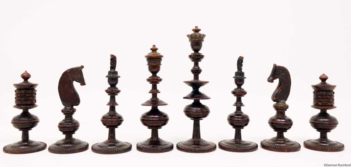 Antique Jaques Chess Set