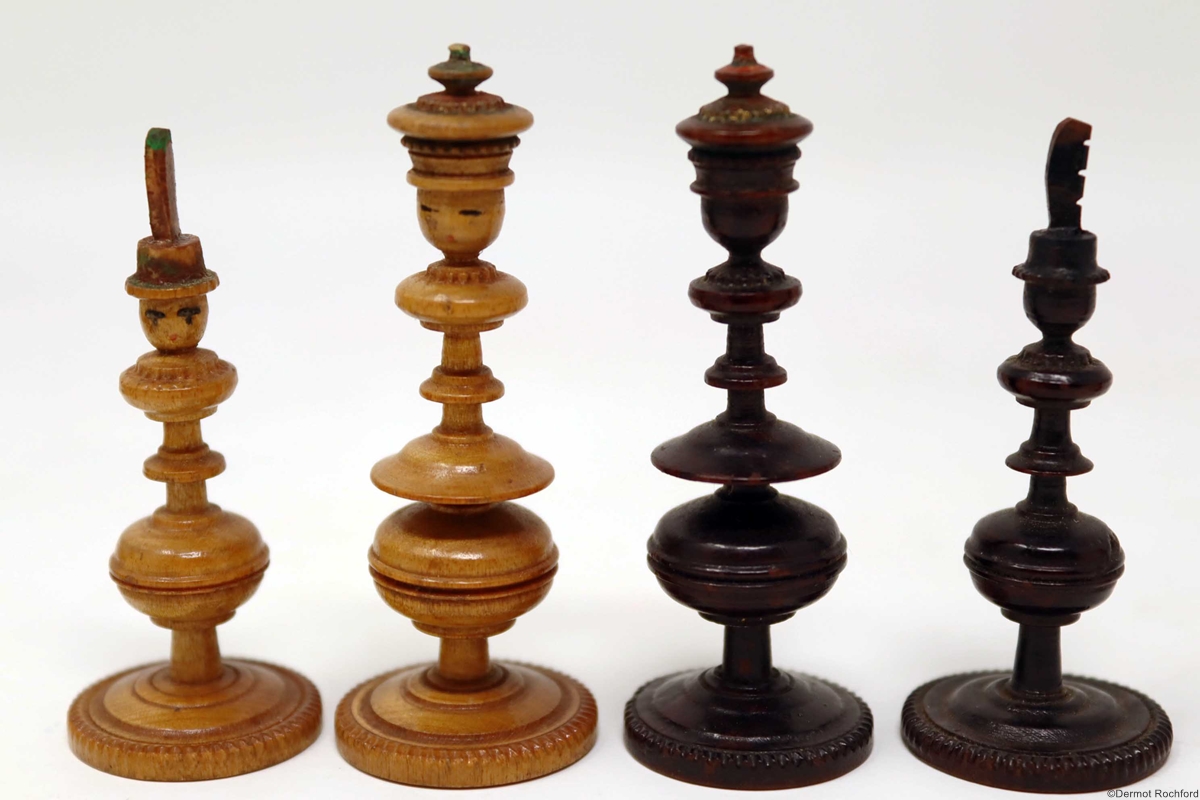 Antique Jaques Chess Set